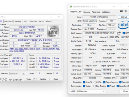 FreeWare de la Semana: CPU-Z y GPU-Z