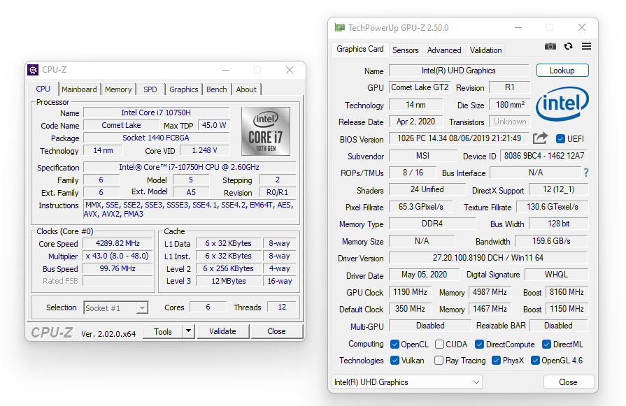 FreeWare de la Semana: CPU-Z y GPU-Z